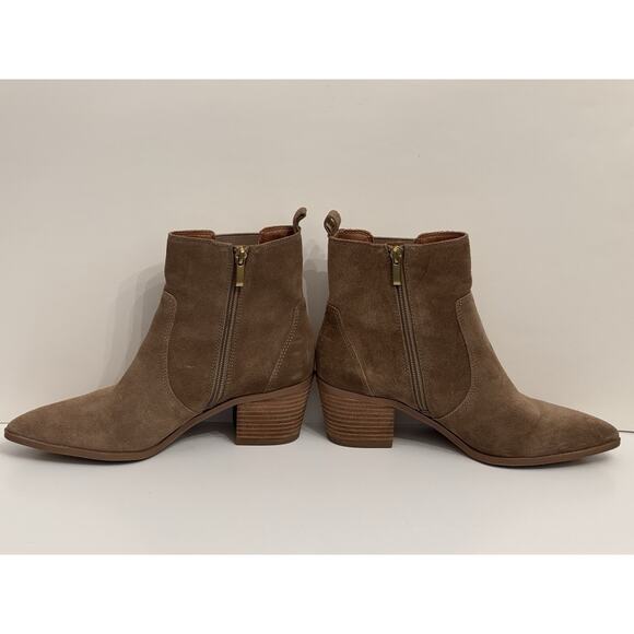 Franco Sarto Sager Suede Pointed Toe Ankle Boots Women's 8.5 - Picture 4 of 12